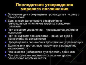 Последствия прекращения дела о банкротстве в связи с отсутствием средств