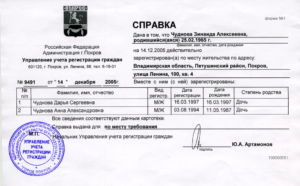 Можно ли заказать справку о составе семьи в мфц